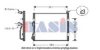 AKS DASIS 372020N Condenser, air conditioning